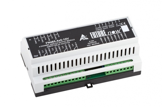 0-10v Dimmer (4 Kanaler) FN485 i gruppen AV-Teknik / Belysningsstyrning / Dimmers hos Audiovision AB (P5-FN485-4X0-10V)