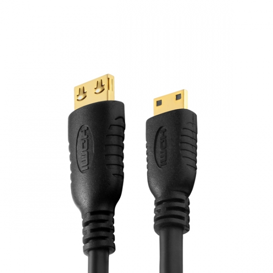 HDMI - Mini HDMI v.1.4 (10.2 GBPs) i gruppen Installation / Kablage / HDMI hos Audiovision AB (PU-PI1200)