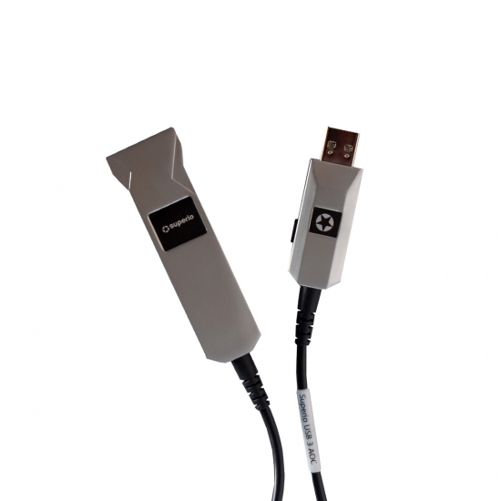 USB 3.0 AOC Fiber (Typ A - Typ A) i gruppen OUTLET hos Audiovision AB (SUP-AOC-USB-10M)
