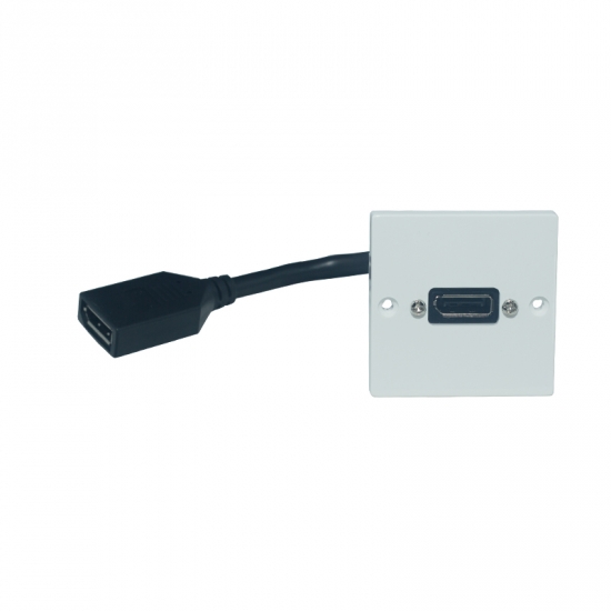 Uttagspanel DisplayPort i gruppen Installation / Uttagssystem / Lsa uttag Exxact hos Audiovision AB (SUP-WP-EU-008)