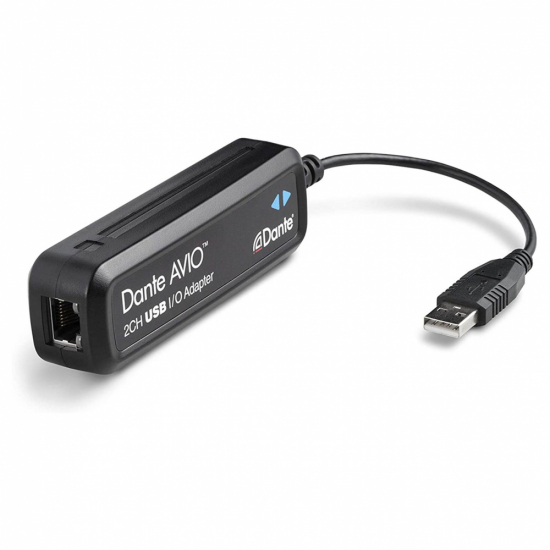 Dante USB Typ A I/O Adapter 2x2  i gruppen Ljud / vrigt / Dante/AES67 hos Audiovision AB (ADP-USB-AU-2X2)