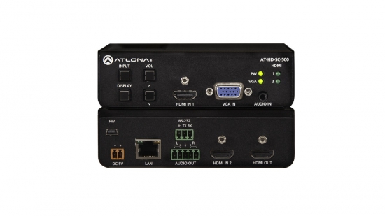 HDMI/VGA Switcher/Scaler i gruppen AV-Teknik / Signalhantering / Omvandlare & Scalers hos Audiovision AB (AT-HD-SC-500)