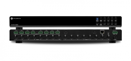 HDMI Matrix 8x8 (HDR) i gruppen AV-Teknik / Signalhantering / Bildvxlar hos Audiovision AB (AT-HDR-H2H-88MA)