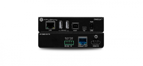 HDBaseT-sndare HDMI+USB (100m) i gruppen AV-Teknik / Signalhantering / Extenders hos Audiovision AB (AT-OME-EX-TX)