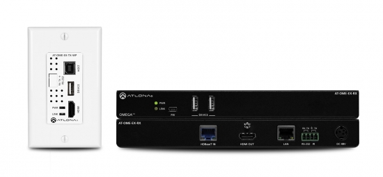 HDBaseT Extenderkit, Vggpanel & Mottagare i gruppen AV-Teknik / Signalhantering / Extenders hos Audiovision AB (AT-OME-EX-WP-KIT)