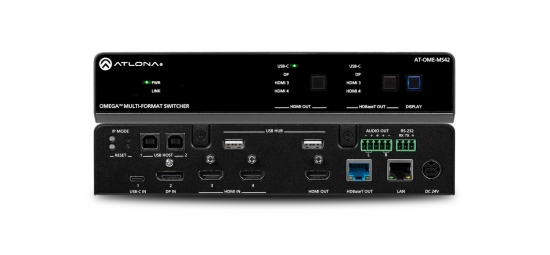 HDBaseT Matrix 42 med USB i gruppen AV-Teknik / Signalhantering / Extenders hos Audiovision AB (AT-OME-MS42)
