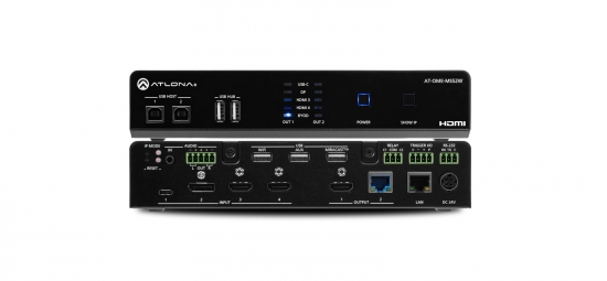 Multiformat/BYOD Matrix 5x2 (100m) i gruppen AV-Teknik / Signalhantering / Extenders hos Audiovision AB (AT-OME-MS52W-EU)