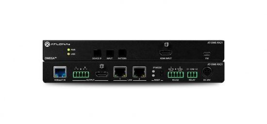 HDBaseT Mottagare/Scaler, Ethernetswitch i gruppen AV-Teknik / Signalhantering / Extenders hos Audiovision AB (AT-OME-RX21)