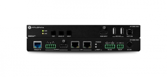 Vxel/Scaler/HDBaseT-mottagare (100m) i gruppen AV-Teknik / Signalhantering / Extenders hos Audiovision AB (AT-OME-SR21)