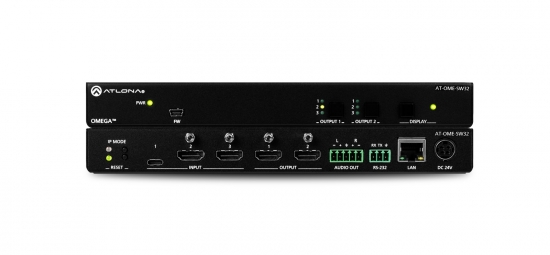 HDMI/USB-C Matrixvxel 3x2 i gruppen AV-Teknik / Signalhantering / Bildvxlar hos Audiovision AB (AT-OME-SW32)