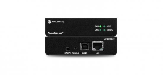 USB till IP adapter (host) i gruppen AV-Teknik / AV-ver-IP / Atlona OmniStream hos Audiovision AB (AT-OMNI-311)