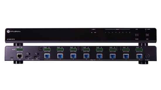 HDBaseT Distributionsförstärkare 1:8 (70m) i gruppen Signalhantering / Distributionsförstärkare / HDBaseT hos Audiovision AB (AT-UHD-CAT-8)