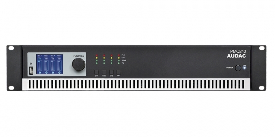 Slutsteg 100V, 4x240W i gruppen Ljud / Frstrkare / Slutsteg hos Audiovision AB (AUD-PMQ240)