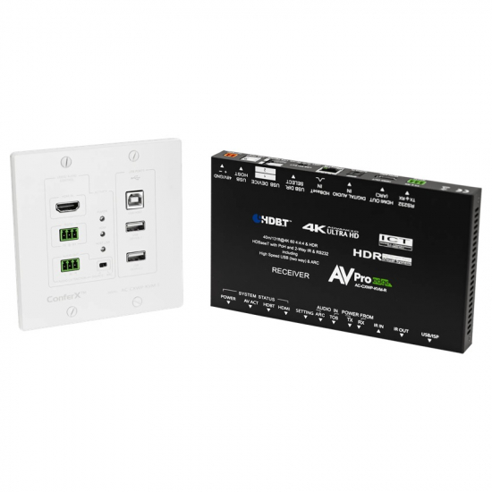 HDMI USB Extender i gruppen AV-Teknik / Signalhantering / Extenders hos Audiovision AB (AV-AC-CXWP-KVM-KIT)