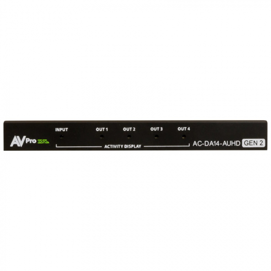 HDMI Splitter i gruppen AV-Teknik / Signalhantering / Distributionsfrstrkare hos Audiovision AB (AV-AC-DA14-AUHD-GEN2)