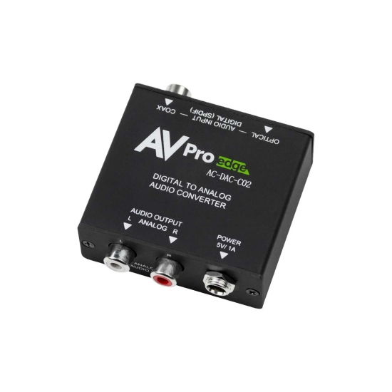 Konverter/DAC Digital - Analog i gruppen Ljud / vrigt / Omvandlare hos Audiovision AB (AV-AC-DAC-CO2)