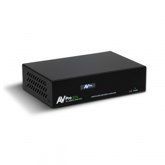 Dante ljudfrstrkare 2x25W i gruppen Ljud / vrigt / Dante/AES67 hos Audiovision AB (AV-AC-DANTE-AMP-2CH)