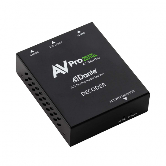 Dante Analog Output Adapter 0x2 i gruppen Ljud / vrigt / Dante/AES67 hos Audiovision AB (AV-AC-DANTE-D)