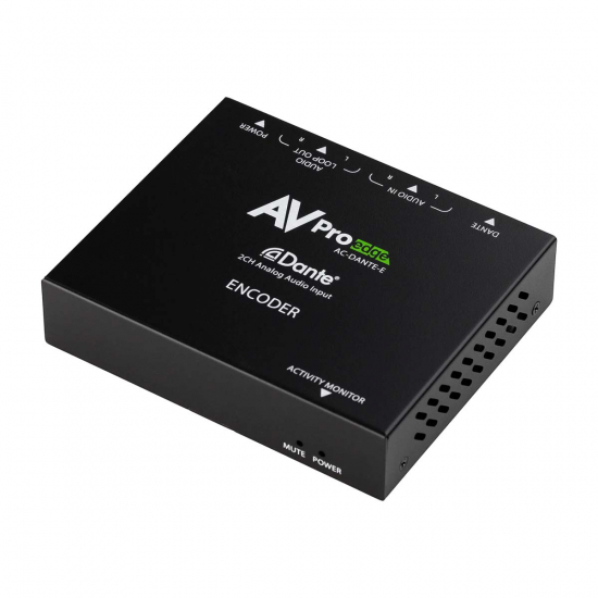 Dante Analog Input Adapter 2x0 i gruppen Ljud / vrigt / Dante/AES67 hos Audiovision AB (AV-AC-DANTE-E)