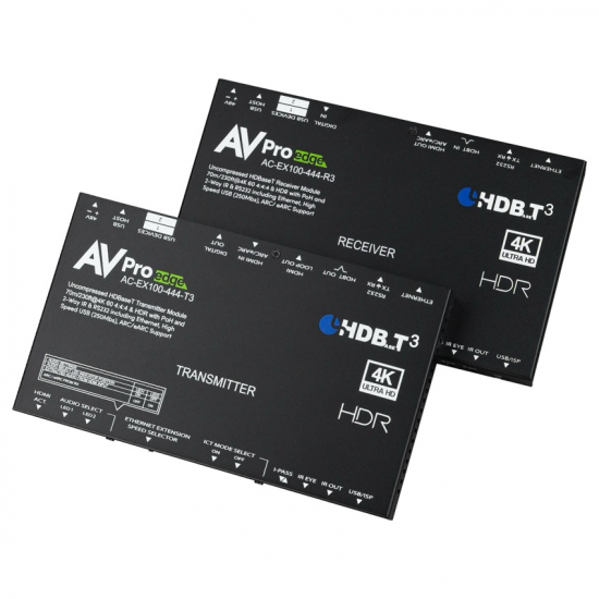 HDBaseT Extenderkit i gruppen AV-Teknik / Signalhantering / Extenders hos Audiovision AB (AV-AC-EX100-444-KIT)