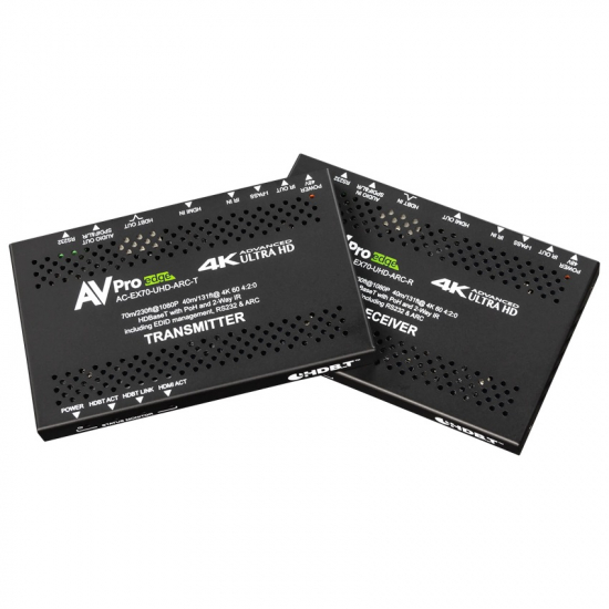 Extender Kit i gruppen AV-Teknik / Signalhantering / Extenders hos Audiovision AB (AV-AC-EX70-UHD-ARC)