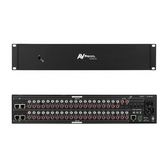 Ljudmatrix 24 Kanaler i gruppen Ljud / Mixers & Ljudprocessorer / Matrixer/Zonmixers hos Audiovision AB (AV-AC-MAX-24)