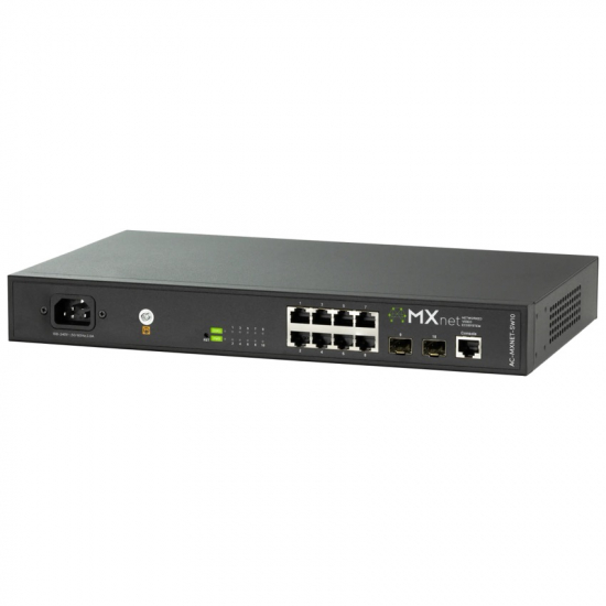 Ntverksswitch SW10 i gruppen Ntverk / Switchar / Managerade hos Audiovision AB (AV-AC-MXNET-SW10)