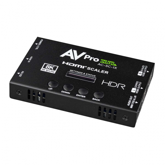 8K Scaler/Audio de-embedder i gruppen AV-Teknik / Signalhantering / Omvandlare & Scalers hos Audiovision AB (AV-AC-SC-1X)
