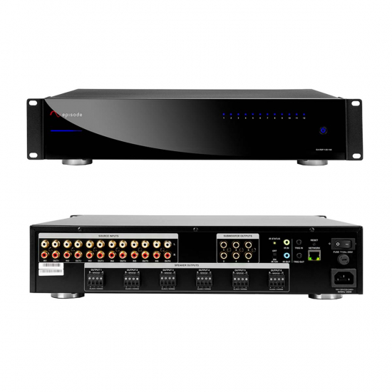 Zon-/matrixfrstrkare, DSP i gruppen Ljud / Frstrkare / Mixerfrstrkare hos Audiovision AB (EA-RSP-12D-100)
