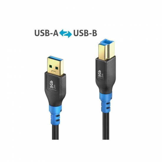 FlexInstall USB-A - USB-B Kabel i gruppen Installation / Kablage / USB hos Audiovision AB (FI-U300-020)