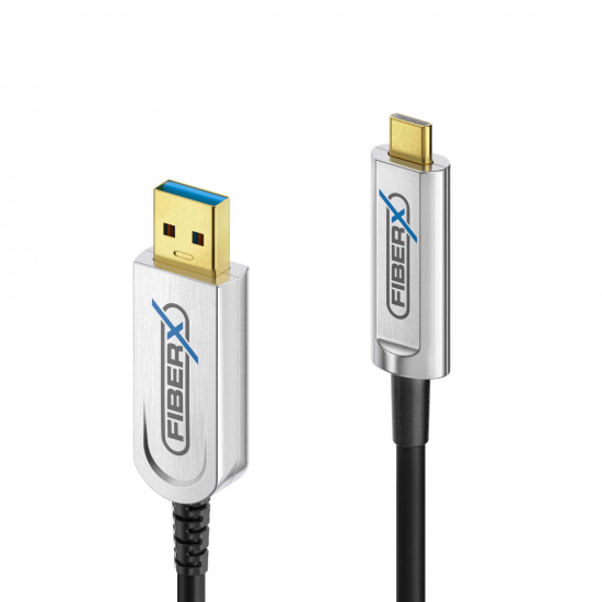 USB 3.2 AOC Fiber i gruppen Installation / Kablage / USB hos Audiovision AB (FX-I630)