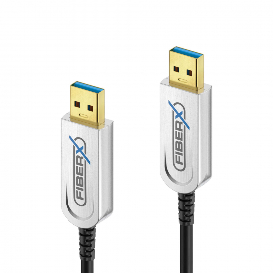 USB 3.2 AOC Fiber i gruppen Installation / Kablage / USB hos Audiovision AB (FX-I640)