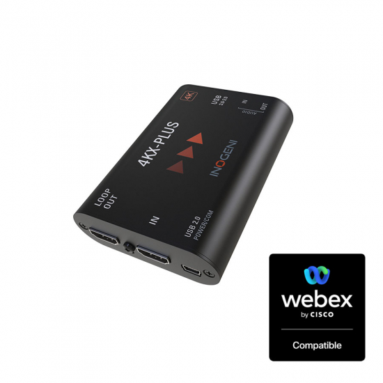 Konverter HDMI - USB 3.0 + HDMI Loop i gruppen AV-Teknik / Signalhantering / USB Capture Cards hos Audiovision AB (INO-4KX-PLUS)