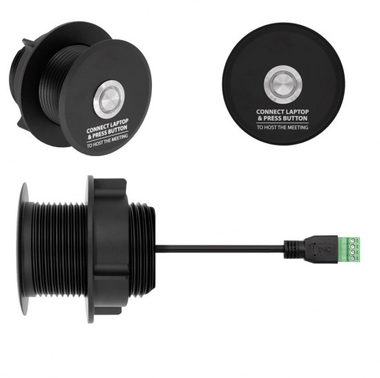 Tryckknapp, 4 m i gruppen AV-Teknik / Signalhantering / Tillbehr hos Audiovision AB (INO-BUTTON-KIT-4M)
