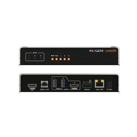 USB/HDMI Vxel 3-1:2 PoE i gruppen AV-Teknik / Kameror & Streaming / Kameravxlar hos Audiovision AB (INO-CAM230)