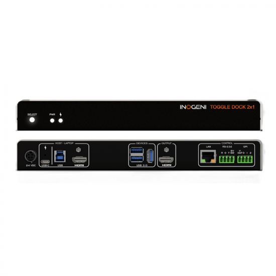 TOGGLE DOCK 2x1 i gruppen AV-Teknik / Signalhantering / Extenders hos Audiovision AB (INO-TOGGLE-DOCK-2X1)