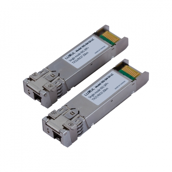 Modul 10GB SFP+ Single Mode Fiber Simplex i gruppen Ntverk / vrigt / SFP & GBIC hos Audiovision AB (LUX-10G-SM-SX-LC)