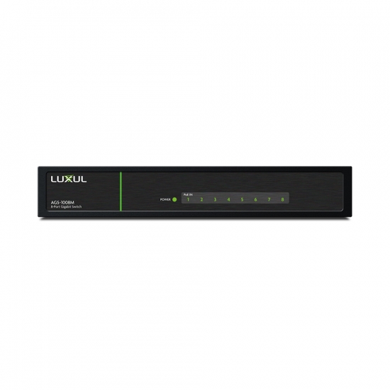 Gigabit Switch 8-Portar i gruppen OUTLET hos Audiovision AB (LUX-AGS-1008M-E)