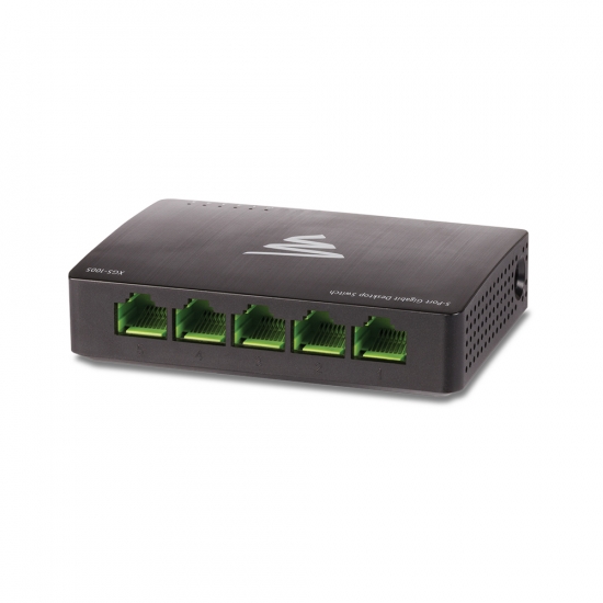 Gigabit Switch 5-Portar i gruppen Ntverk / Switchar / Omanagerade hos Audiovision AB (LUX-XGS-1005-E)