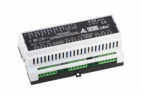 Smart dimmer (6 Kanaler) LAN i gruppen AV-Teknik / Belysningsstyrning / Dimmers hos Audiovision AB (P5-FNIP-6X2AD)