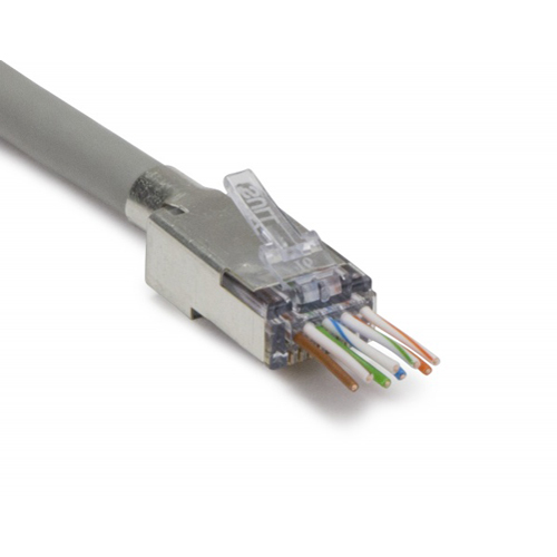 Modularkontakt ezEX48 CAT6A/CAT7 (extern skrm) i gruppen OUTLET hos Audiovision AB (PL-105029)