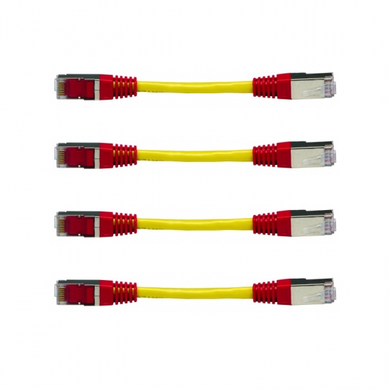 Patchkabel FTP (4-Pack) i gruppen Installation / Verktyg / Testutrustning/Felskning/Kalibrering  hos Audiovision AB (PL-610025C)