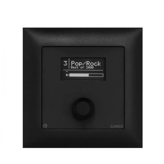 Kontrollpanel med Bluetooth/RCA - Dante i gruppen Ljud / vrigt / Vggpaneler hos Audiovision AB (PRA-SOMEO-BTDAN-BL)