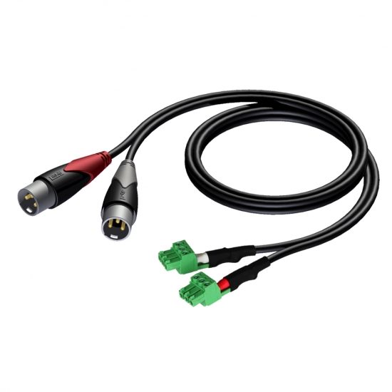 XLR Hane - Plint i gruppen Installation / Kablage / Audio hos Audiovision AB (PRO-CLA834-01)