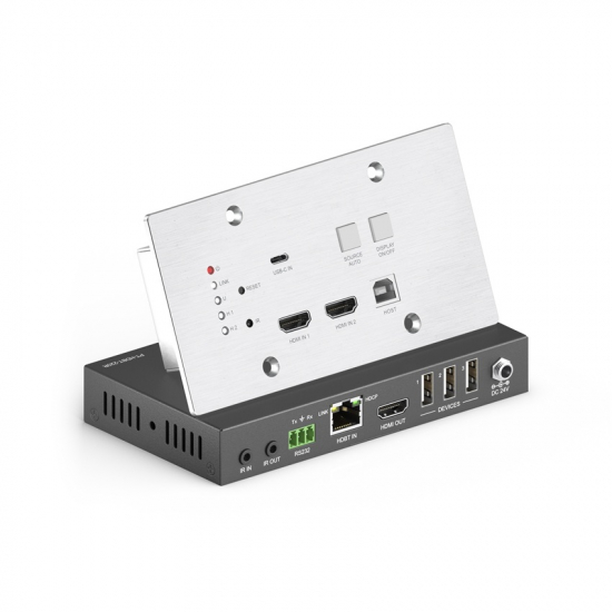 PT-HDBT-220WP - HDMI/USB-C Extenderkit i gruppen AV-Teknik / Signalhantering / Extenders hos Audiovision AB (PT-HDBT-220WP)
