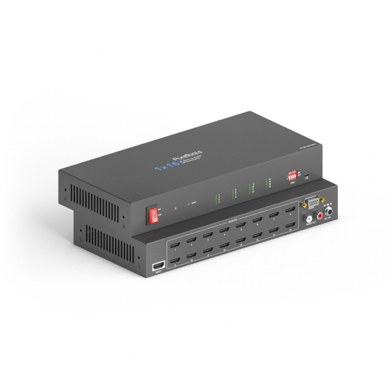 PT-SP-HD116DA - HDMI Splitter i gruppen AV-Teknik / Signalhantering / Distributionsfrstrkare hos Audiovision AB (PT-SP-HD116DA)