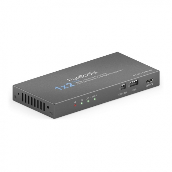 PT-SP-HD12-48G - HDMI Splitter i gruppen AV-Teknik / Signalhantering / Distributionsfrstrkare hos Audiovision AB (PT-SP-HD12-48G)