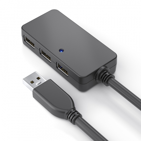 USB 3.1 (Gen 1) Frlngare med Hub i gruppen Installation / Kablage / USB hos Audiovision AB (PU-DS3200)