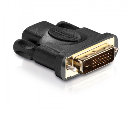 DVI-D - HDMI i gruppen Installation / Kontaktdon & Adapters / AV-Adapters/Kontaktdon hos Audiovision AB (PU-PI010)
