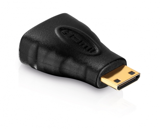 Mini HDMI - HDMI i gruppen Installation / Kontaktdon & Adapters / AV-Adapters/Kontaktdon hos Audiovision AB (PU-PI055)